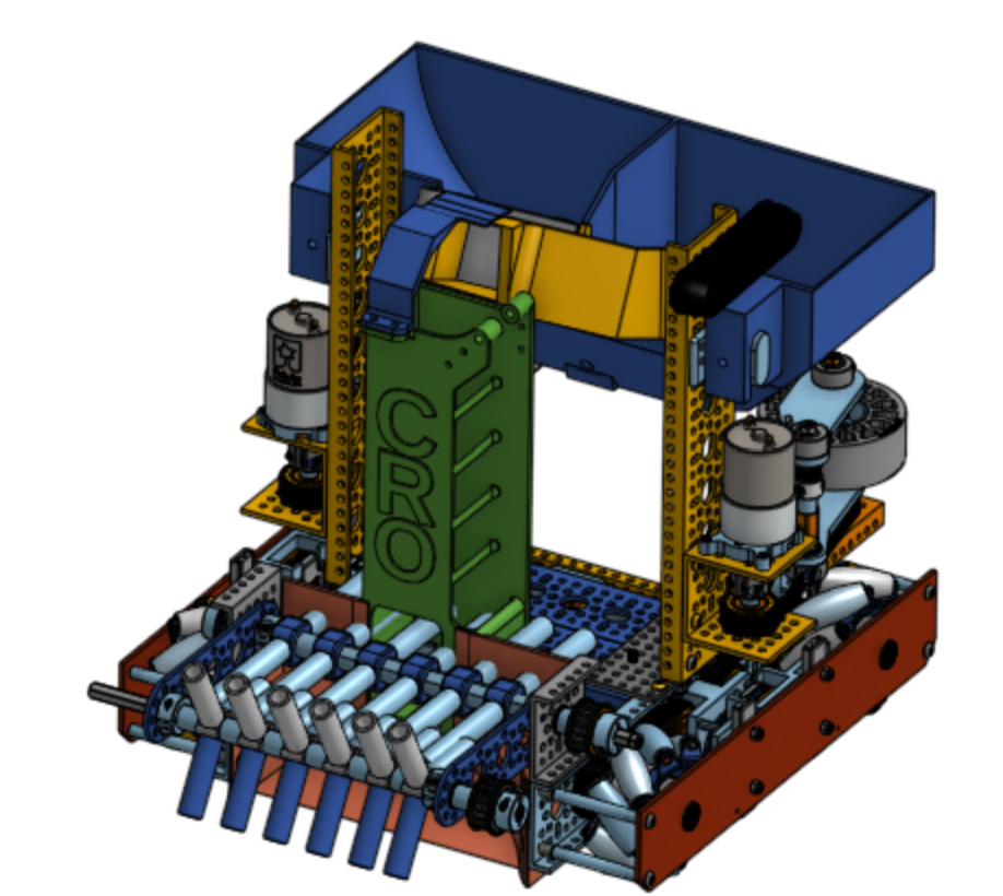 Final robot rear view