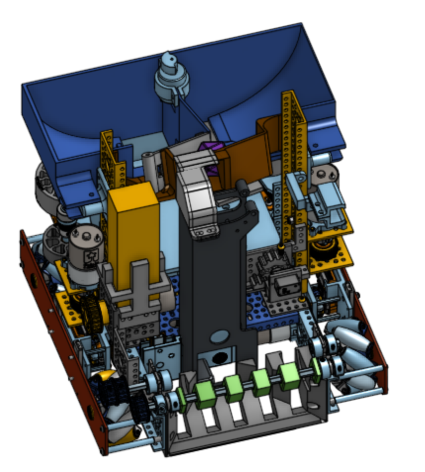Particle intake comb ramp