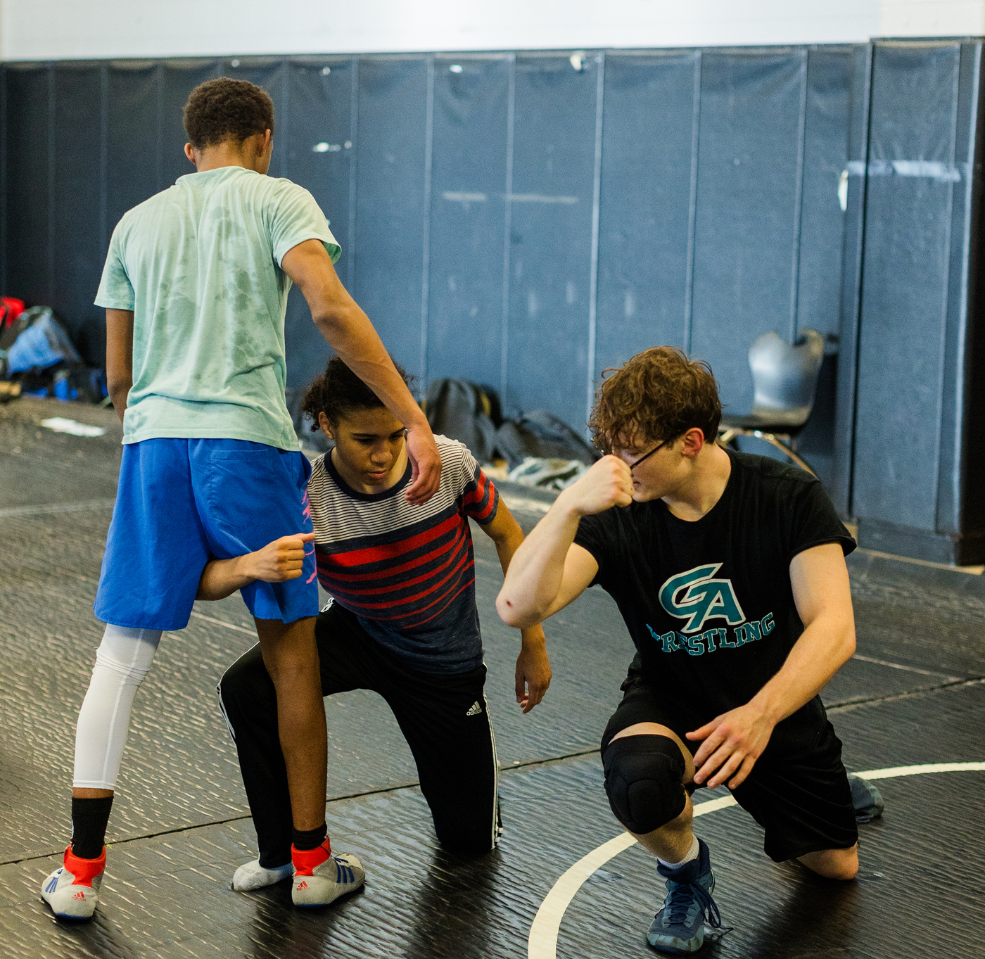 Jake wrestling